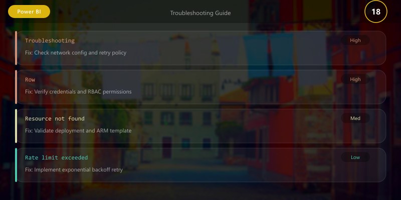 Troubleshooting Guide