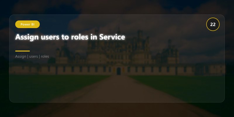 Assign users to roles in Service