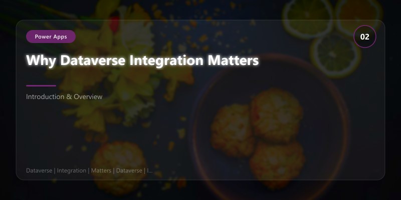 Why Dataverse Integration Matters