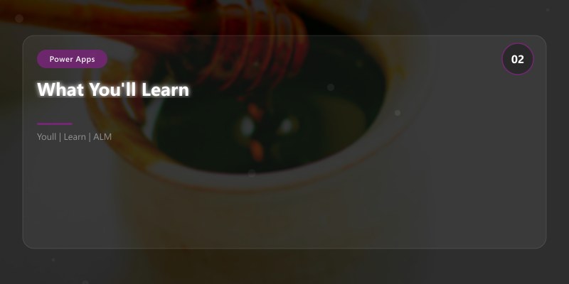 What You'll Learn