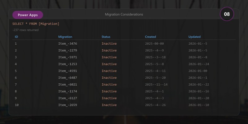 Migration Considerations