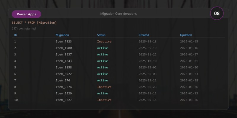 Migration Considerations