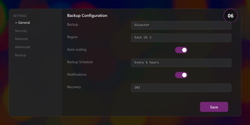 Backup and Disaster Recovery