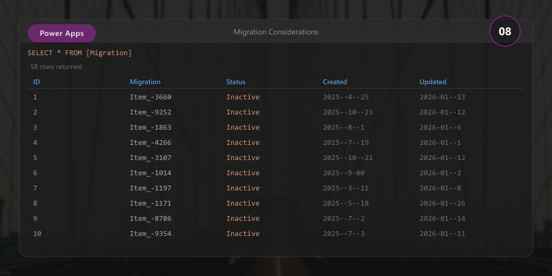 Migration Considerations