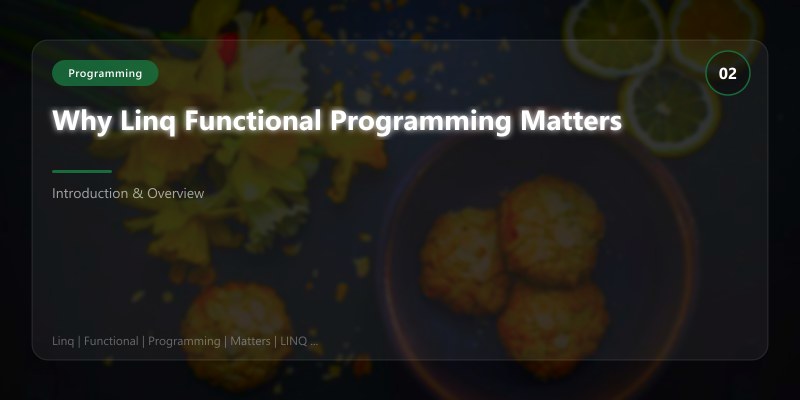 Why Linq Functional Programming Matters