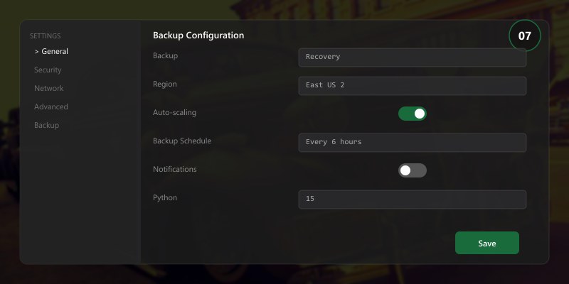 Backup and Recovery