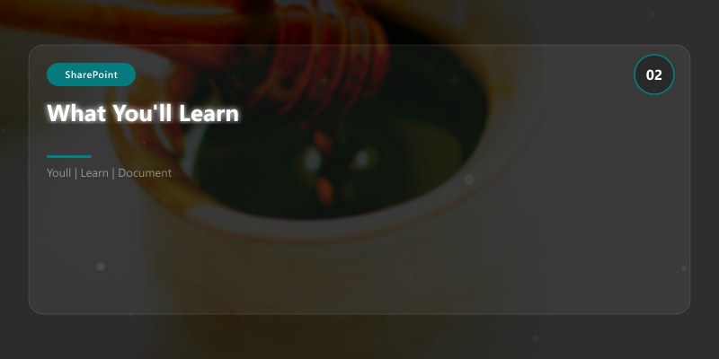 What You'll Learn