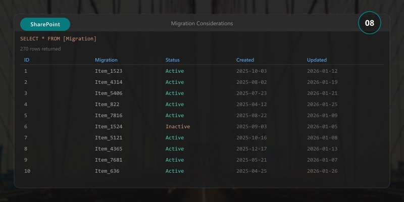 Migration Considerations