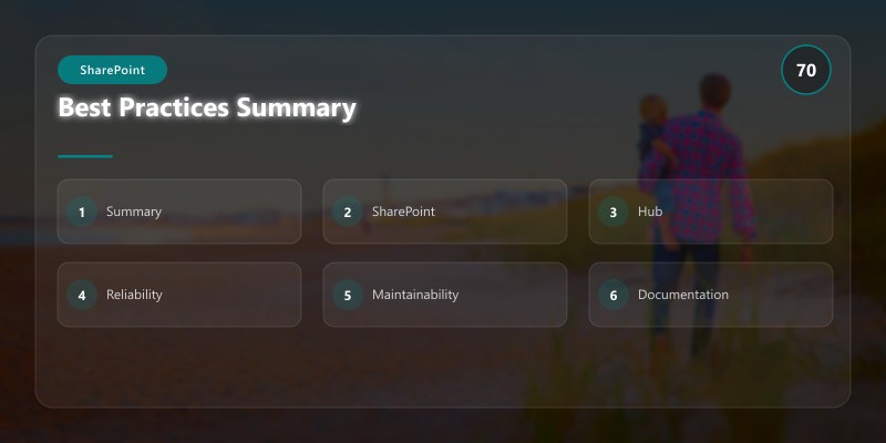 Best Practices Summary