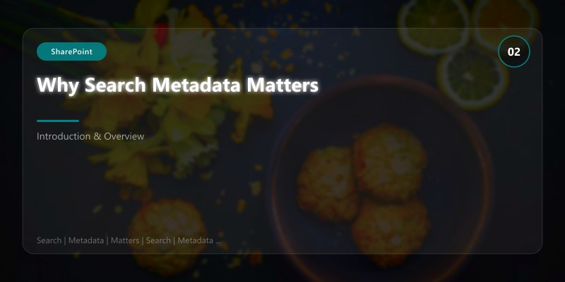 Why Search Metadata Matters