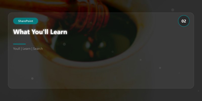 What You'll Learn