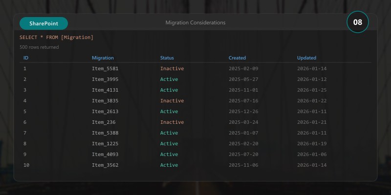 Migration Considerations