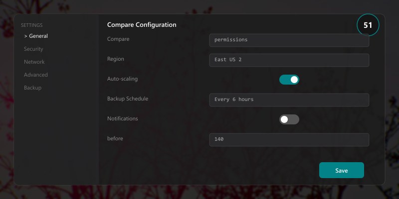 Compare permissions before and after