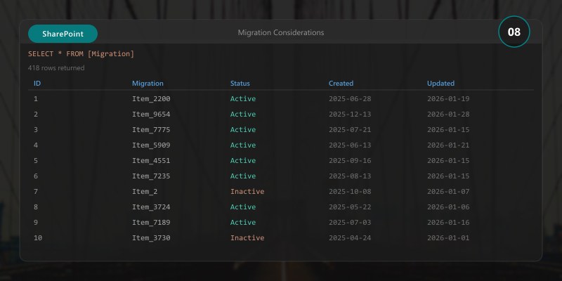 Migration Considerations