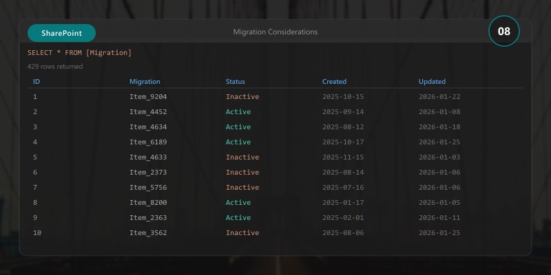 Migration Considerations