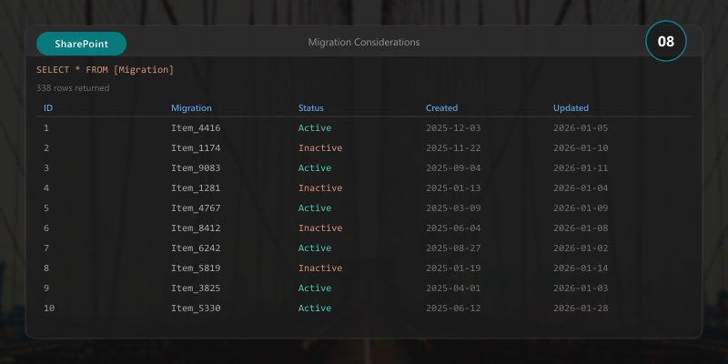 Migration Considerations