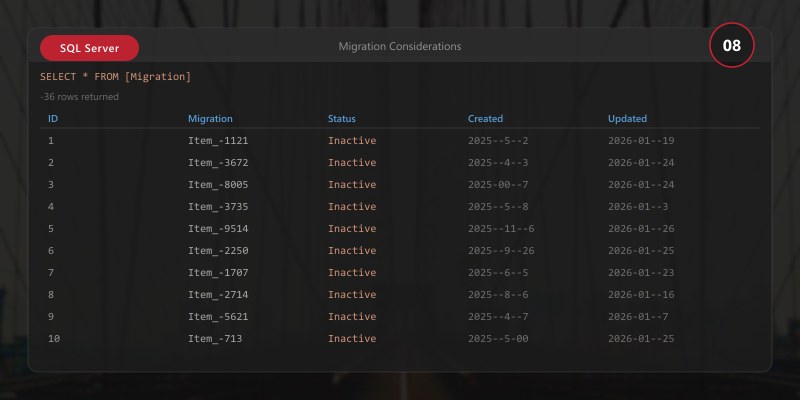 Migration Considerations