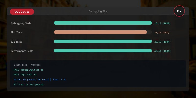 Debugging Tips