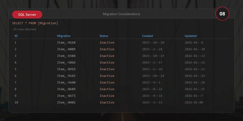 Migration Considerations
