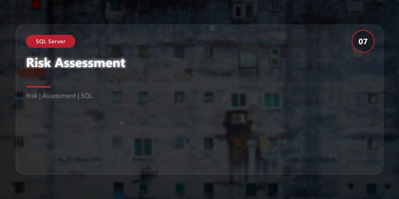Risk Assessment