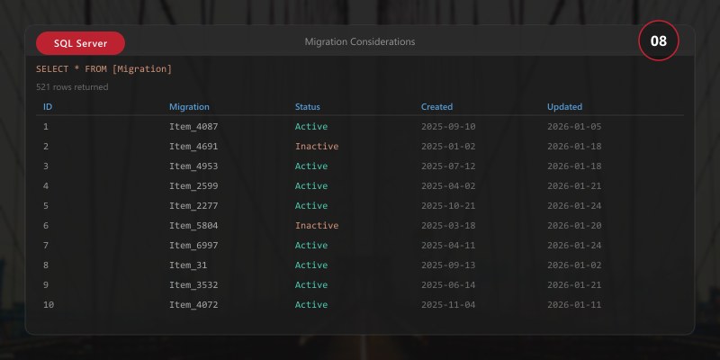 Migration Considerations