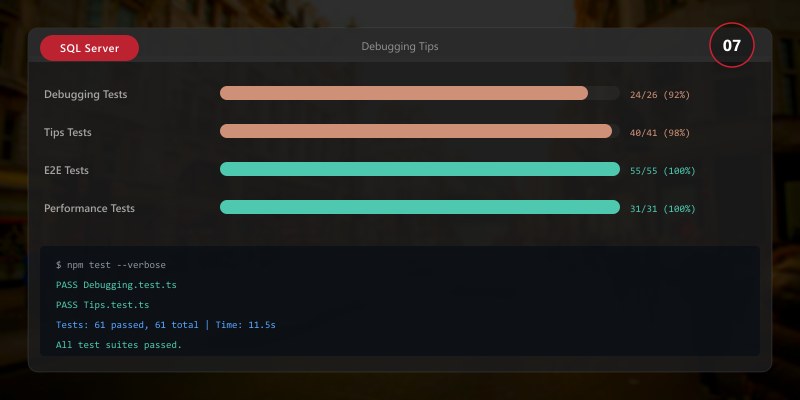 Debugging Tips