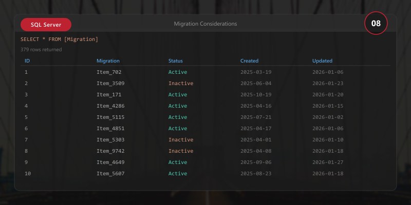 Migration Considerations