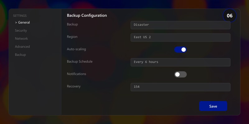 Backup and Disaster Recovery