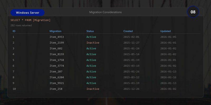 Migration Considerations