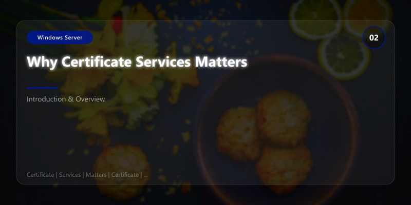 Why Certificate Services Matters