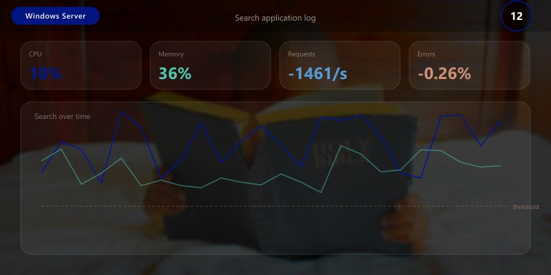 Search application log