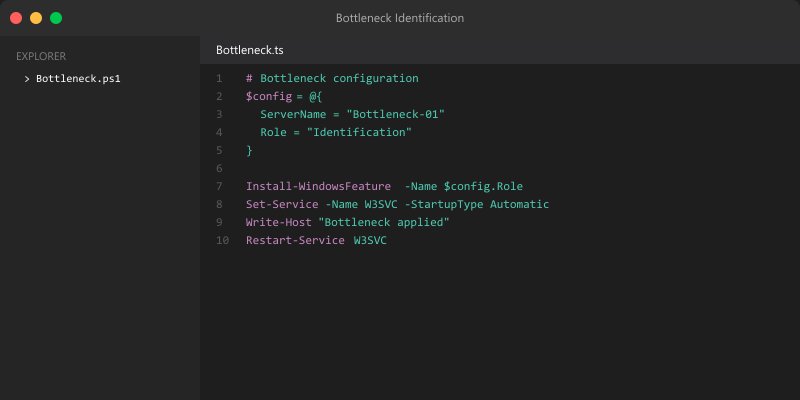 Bottleneck Identification