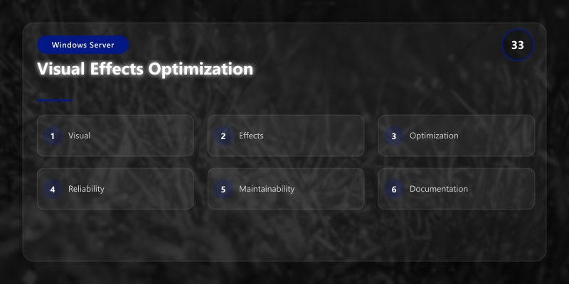 Visual Effects Optimization