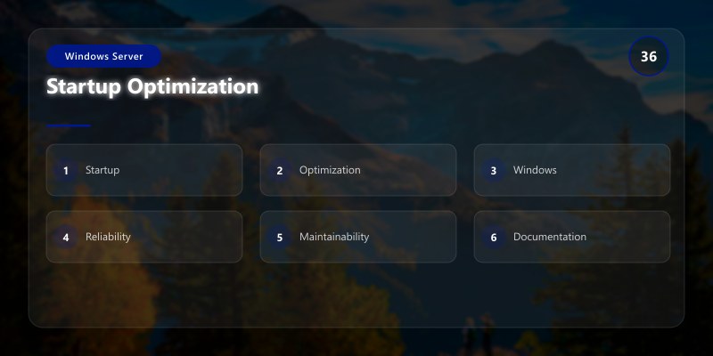 Startup Optimization