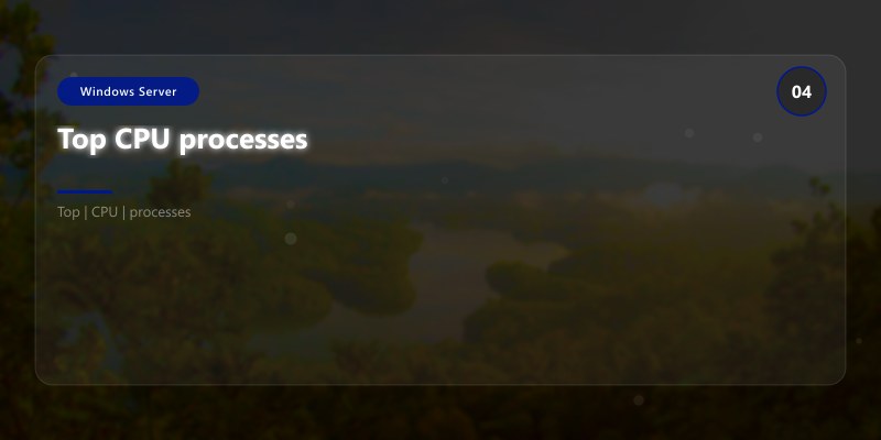 Top CPU processes