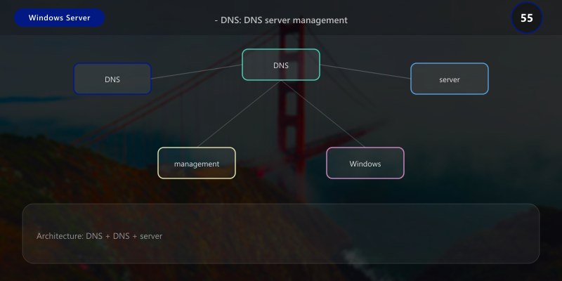 - DNS: DNS server management