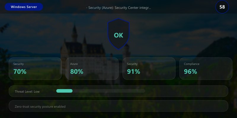 - Security (Azure): Security Center integration
