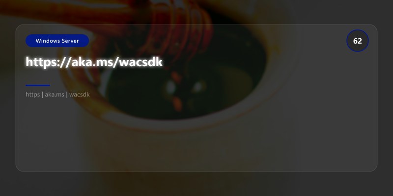 https://aka.ms/wacsdk