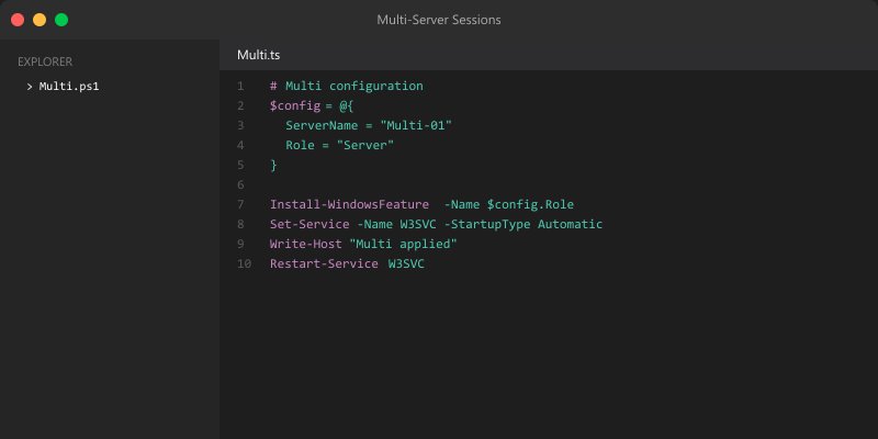Multi-Server Sessions