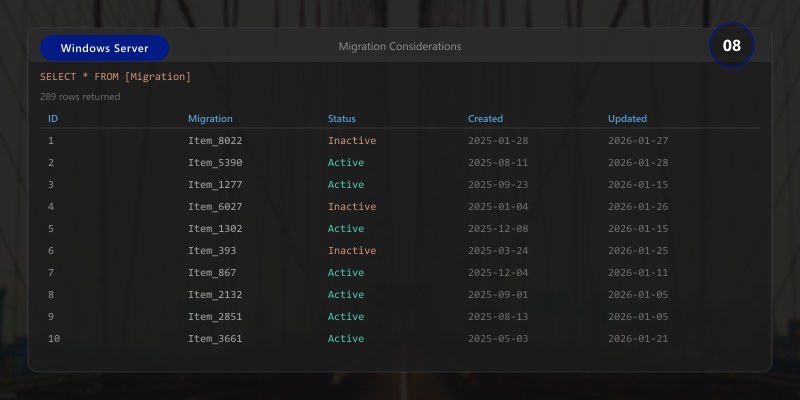 Migration Considerations