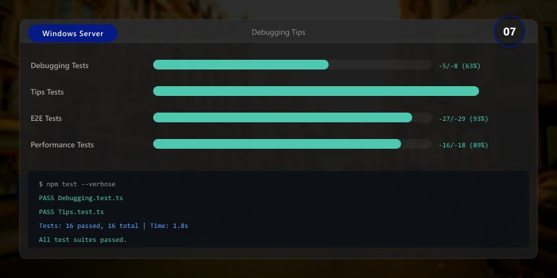 Debugging Tips