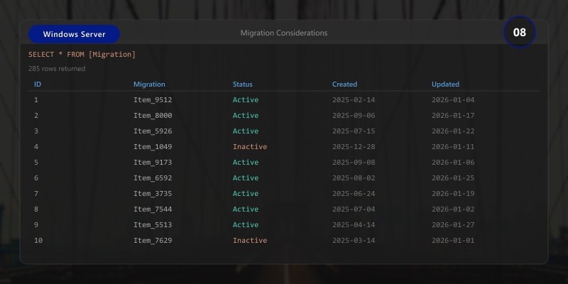 Migration Considerations