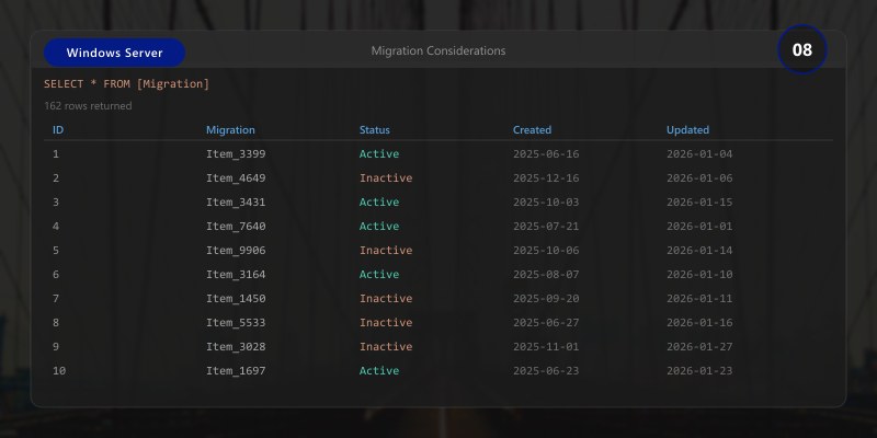 Migration Considerations