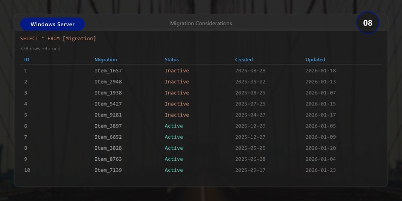 Migration Considerations