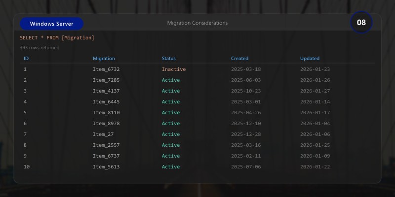 Migration Considerations