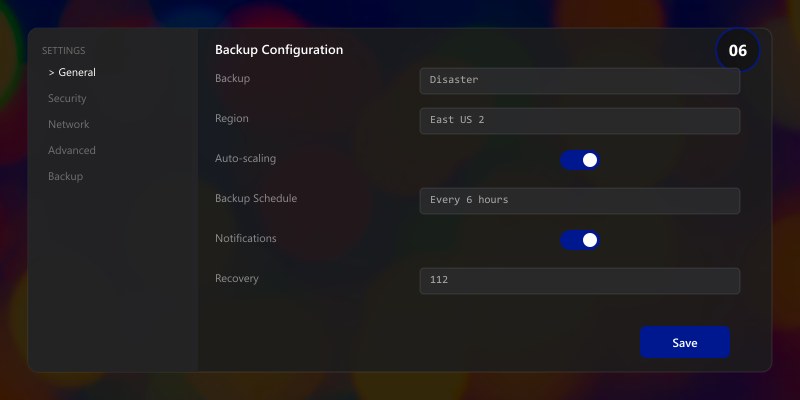 Backup and Disaster Recovery
